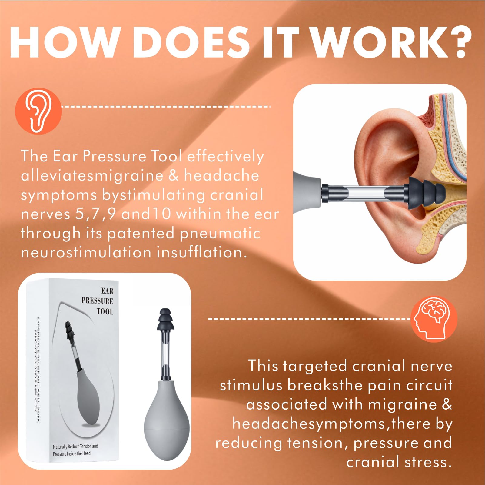 Ear Pressure Relief Suction Device, Consumer Product that Calming Naturally Reduces Tension, Pressure and Pulsating Symptoms Through Gentle Inner Ear Pressure Stimulation — Amazon image 5