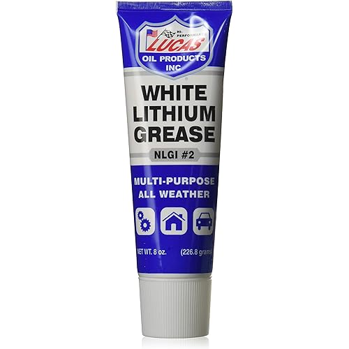 Lucas Oil 10533 White Lithium Grease - 8 oz. Squeeze Tube