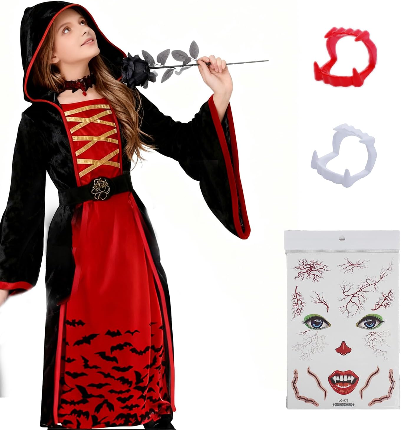 trucco da vampira per bambina