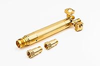 Vista 7 de SÜA - Antorcha de oxicombustible resistente compatible con Harris con válvulas de retención + punta de corte + punta de soldadura + punta