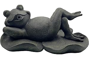 Whimsical Frog Pond Spitter