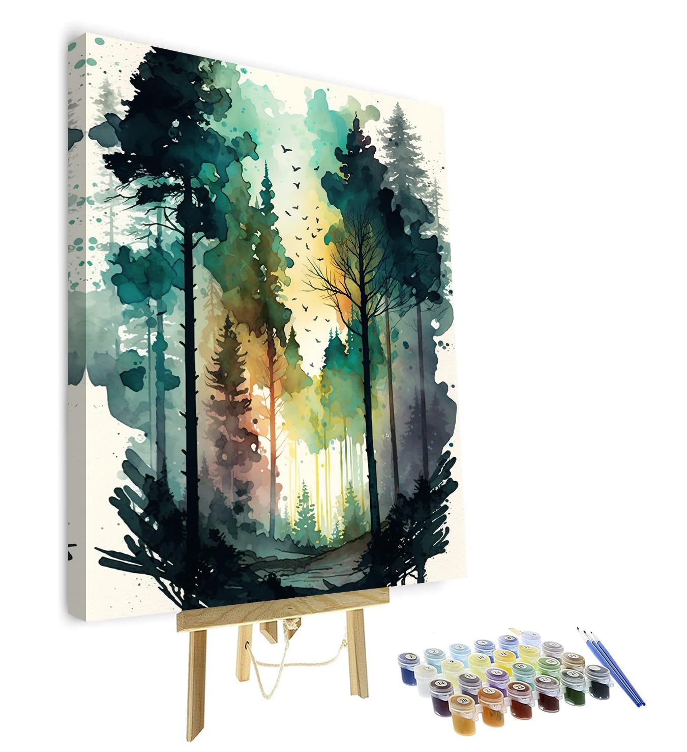Pinturas Em Aquarela Faceis De Paisagens Para Criancas