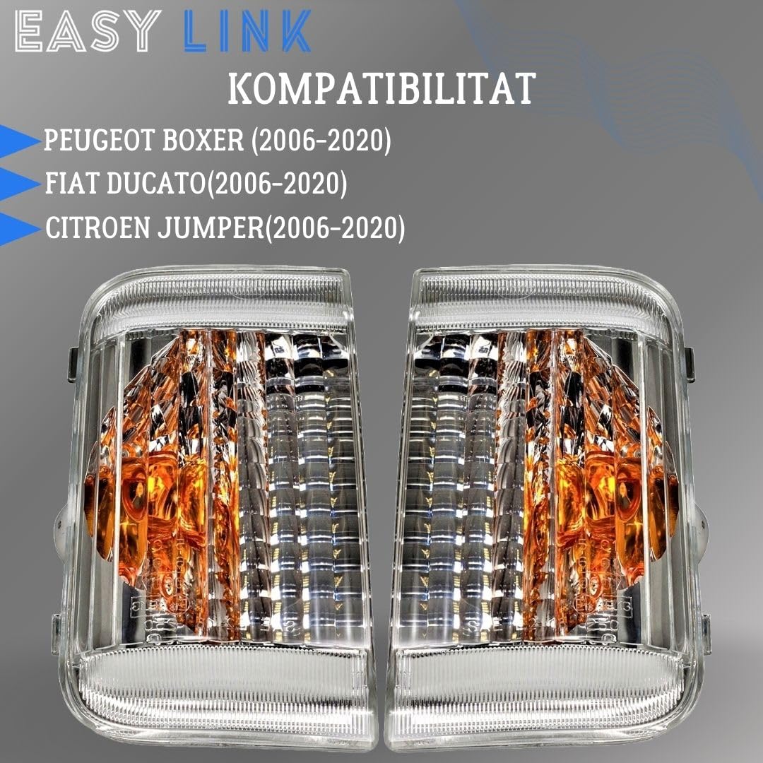 2x Indicatori Di Direzione ABAKUS Davanti S+D Per FORD ESCORT V, ORION III