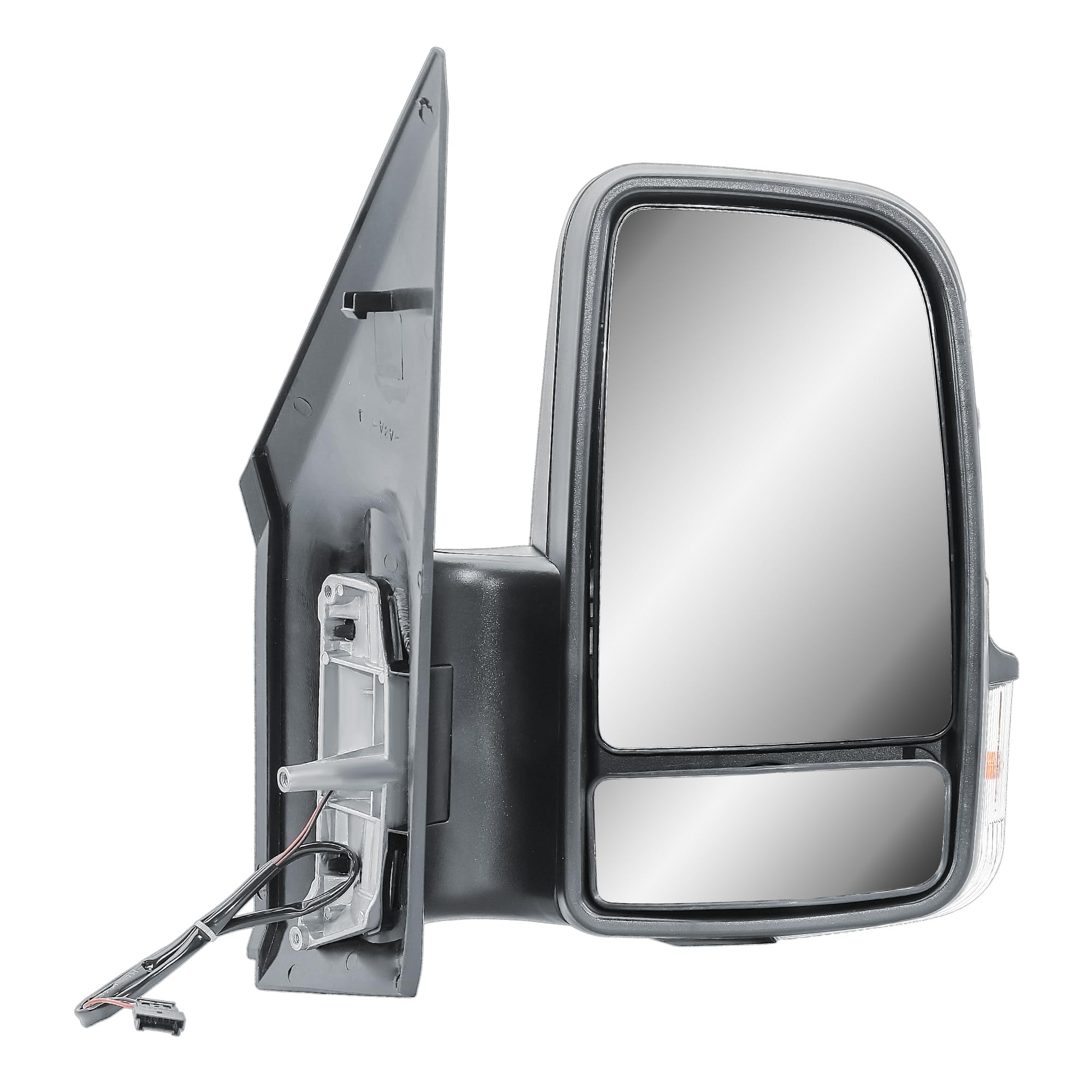 Specchietto retrovisore destro lato passeggero manuale non riscaldabile con indicatori di direzione per Mercedes Sprinter 906 VW crafter 2006-2018