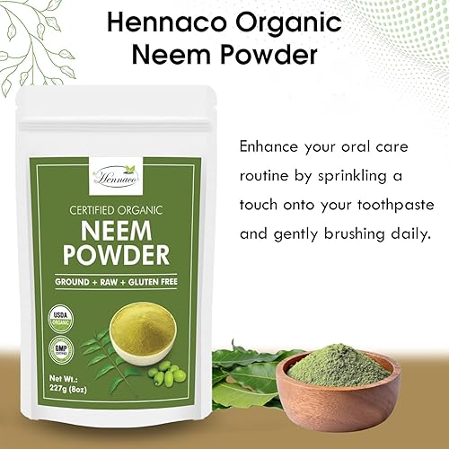 Miniatura 4 de Polvo de neem orgánico (8.01 oz)