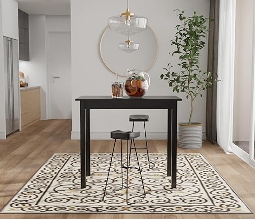 Miniatura 3 de Carolina Chair & Table Tavern - Mesa rectangular de bar, elegante acabado en varios pasos, 4 patas rectas, muebles de madera maciza, mesa