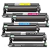HenceBuy DR-243CL Drum Unit For Brother DR243CL Replacement for DCP-L3550CDW DCP-L3510CDW HL-L3230CDW HL-L3210CW HL-L3270CDW MFC-L3710CW MFC-L3750CDW MFC-L3730CDW L3770CDW (Black Cyan Magenta Yellow)
