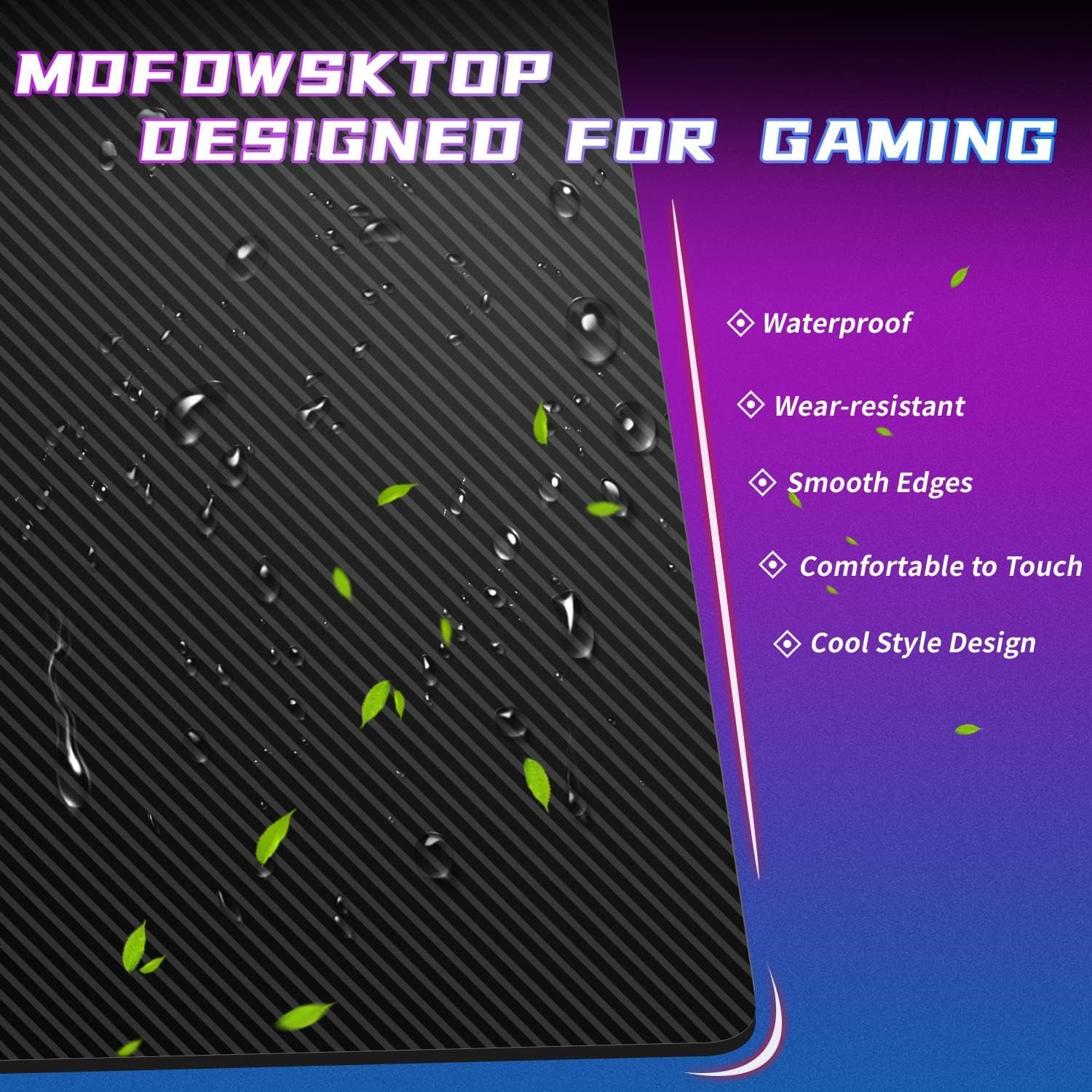 39 Inch Z-Shaped Computer Desk with Headset Hook - Ergonomic Small Gaming Table, MDF Desktop and Metal Frame, Red