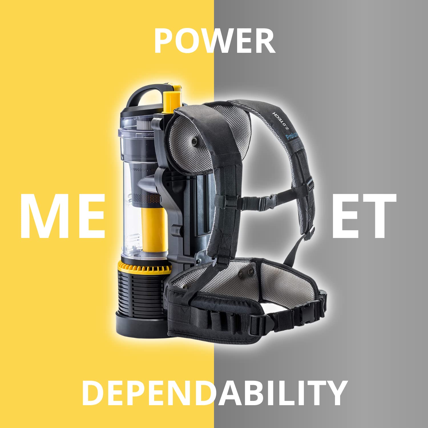 Prolux 2.0 Lightweight Commercial Bagless Backpack Vacuum Cleaner w/ Dual HEPA Shield Filtration: Industrial & Scientific