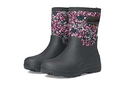 Bogs Kids York Seamless - Impressionist Floral (Toddler/Little Kid/Big Kid) Kids Shoes Gray : 13 Little Kid M, Synthetic