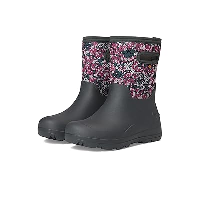 Bogs Kids York Seamless Impressionist Floral (Toddler/Little Kid/Big Kid) Kids Shoes Gray