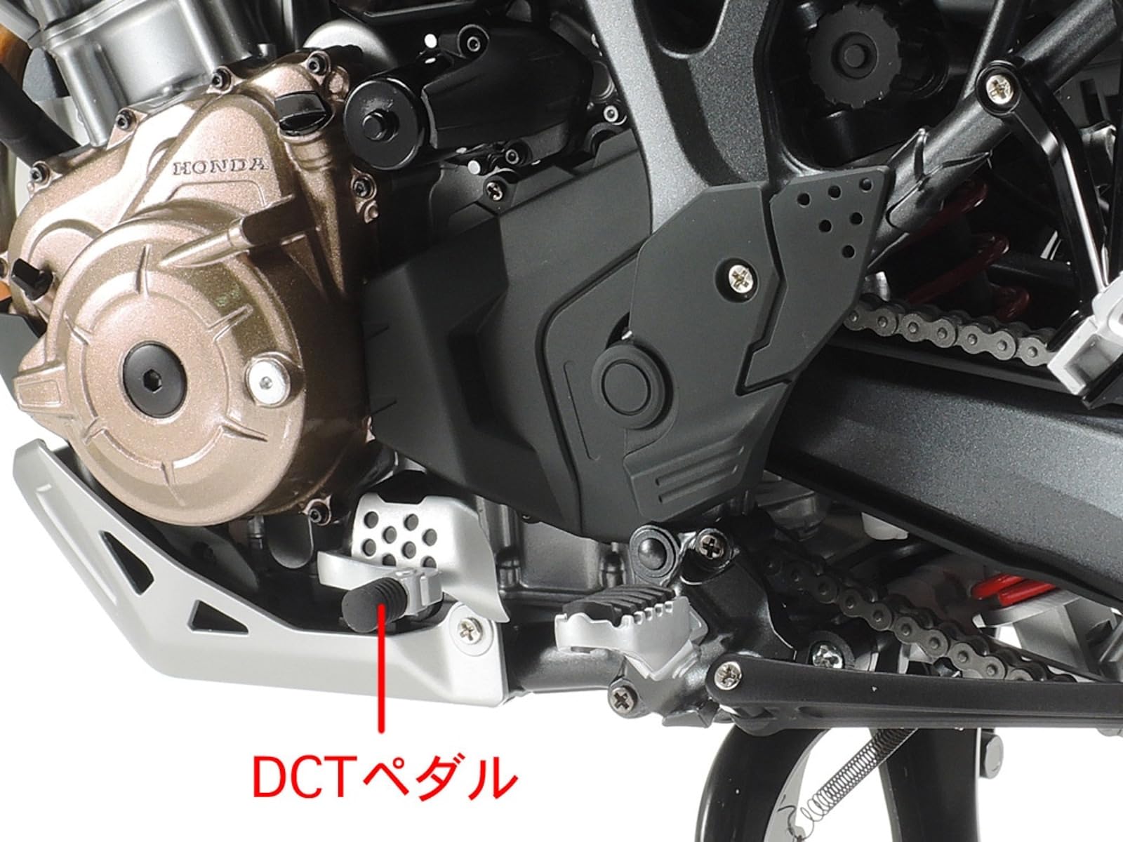 TAMIYA 1:6 Honda CRF 1000L Africa Twin Enduro - modelkit, Kit de plástico, Kit para Montar, réplica Detallada, sin Pintar