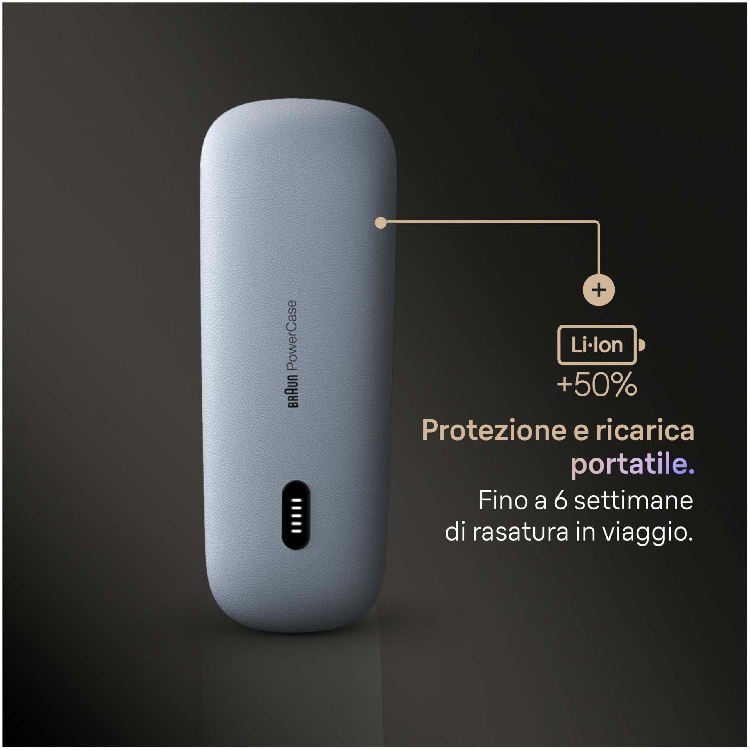 Braun Serie 9 PRO + Rasoio Elettrico Barba, Wet&Dry, 5+1 Lame Di Precisione Ultra Sottili, Regolabarba Uomo, Rasoio Barba, 60 Min Utilizzo, PowerCase, Base Di Ricarica, Regolabarba Braun 9625S Grafite