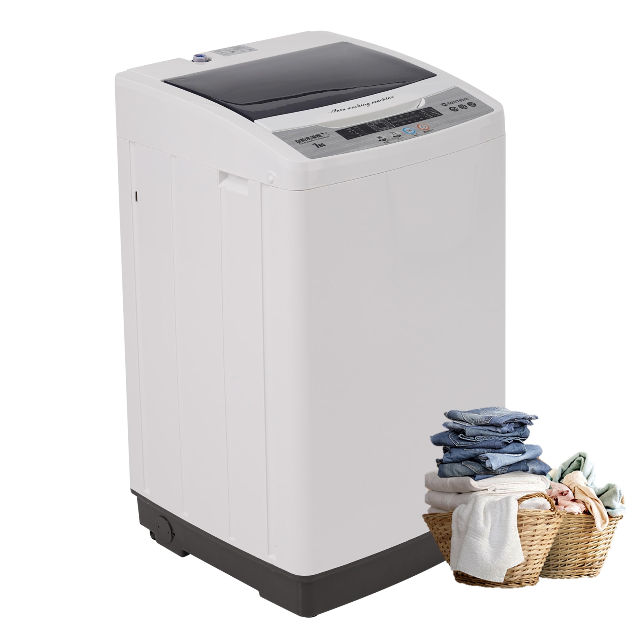 Amazon | Homebliss全自動洗濯機 7kg 7キロ 縦型 上開き 8種類洗濯