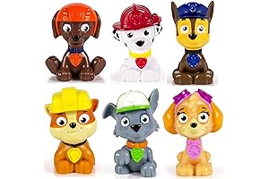 Paw Patrol 6-Piece Action Figure Set - Playful Companions for Adventure-Loving Kids