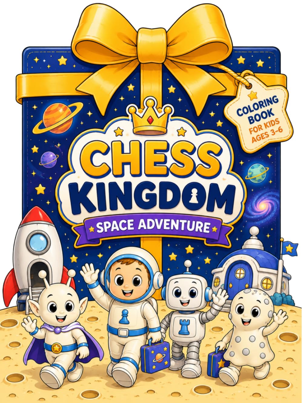 Chess Kingdom Space Adventure: A Magical Space Coloring Adventure