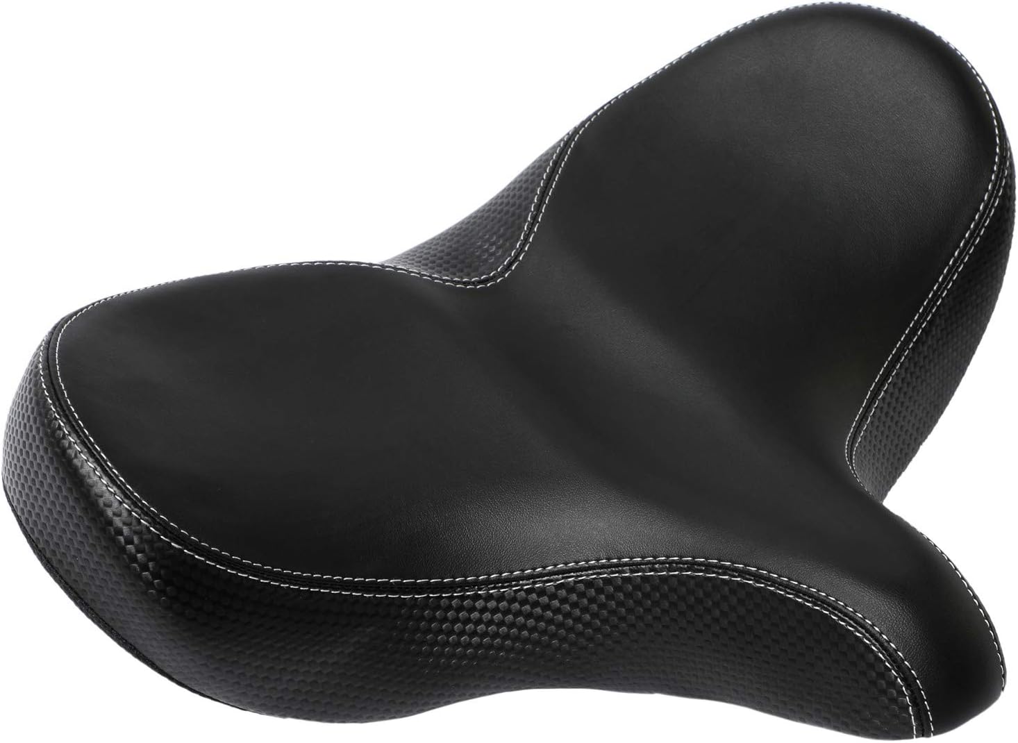 YBEKI Wide Comfortable Bike Seat-Bicycle Saddle is Thickened, Widened, High Rebound Foam Padded, Soft and Breathable Double Spring Design, Suitable for Most Indoor and Outdoor Bike.1 Year Warranty