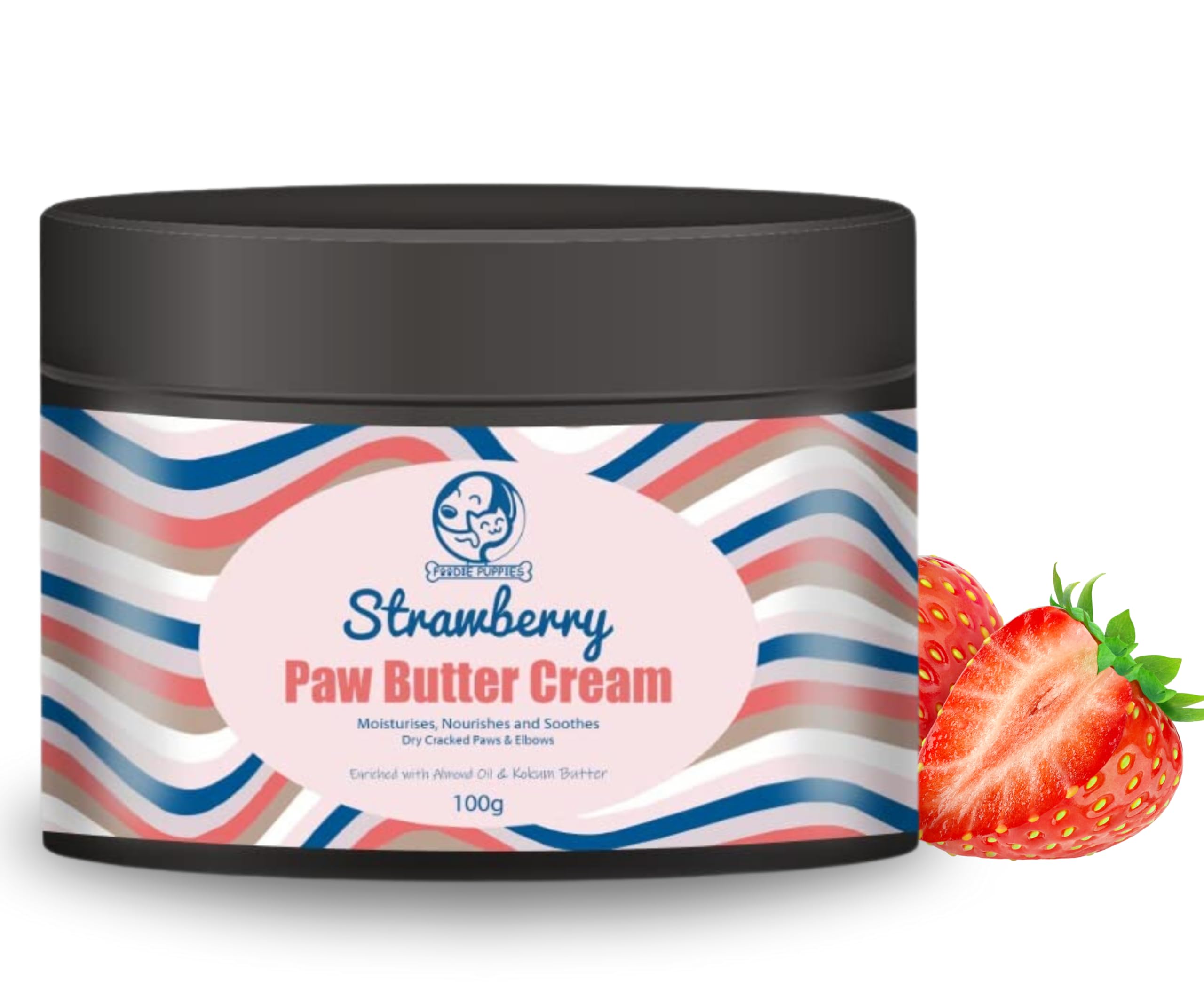 Foodie Puppies Paw Butter Cream for Dogs, Cats & Puppies - 100g with Strawberry Fragrance | Enriched with Almond Oil & Kokum Butter | Soft Heals, Moisturizes & Softens Dry Chapped Paws, Cracked Elbows (B0BRKZBFGW) Amazon Price History, Amazon Price Tracker