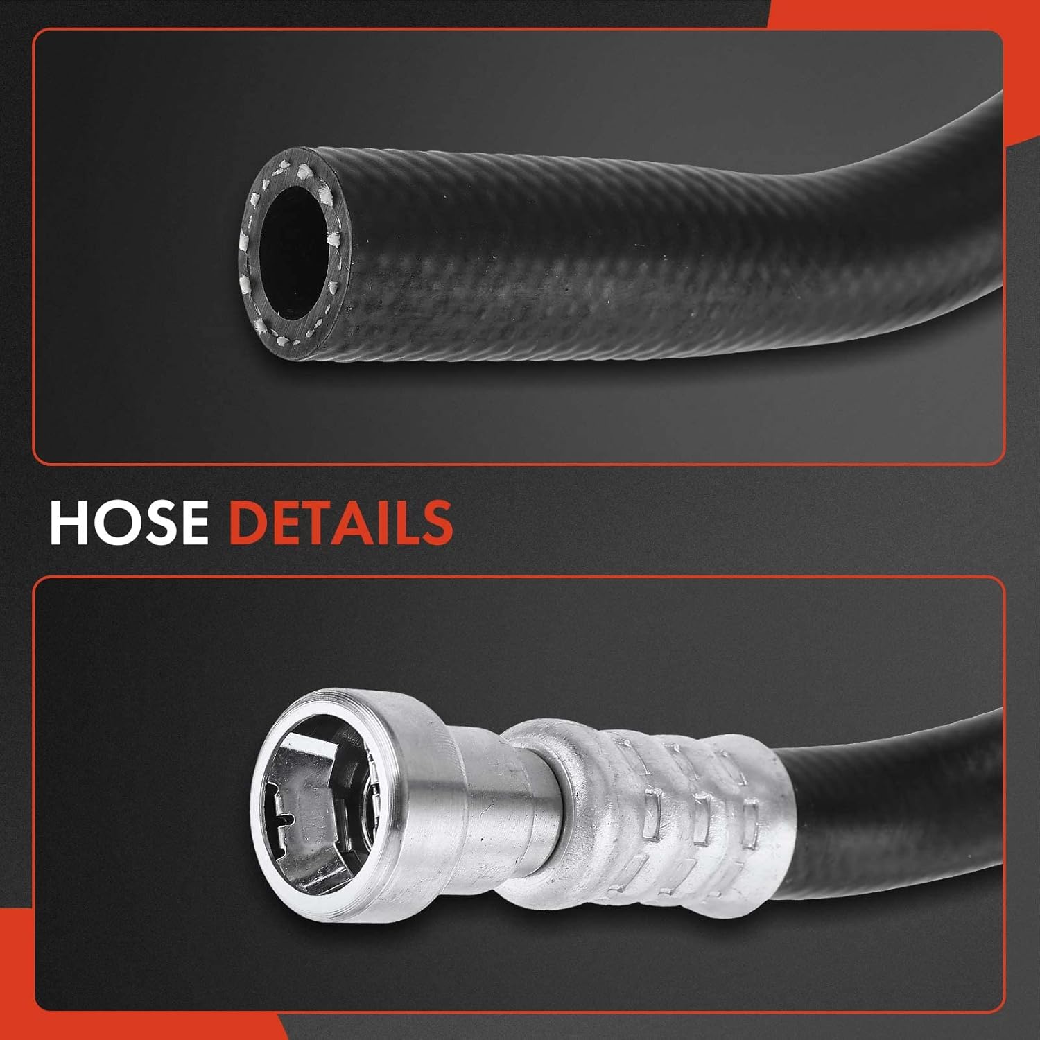 A-Premium Automatic Transmission Oil Cooler Line Hose Assembly Compatible with Dodge Ram 2500 3500, 1994-2002, 5.9L