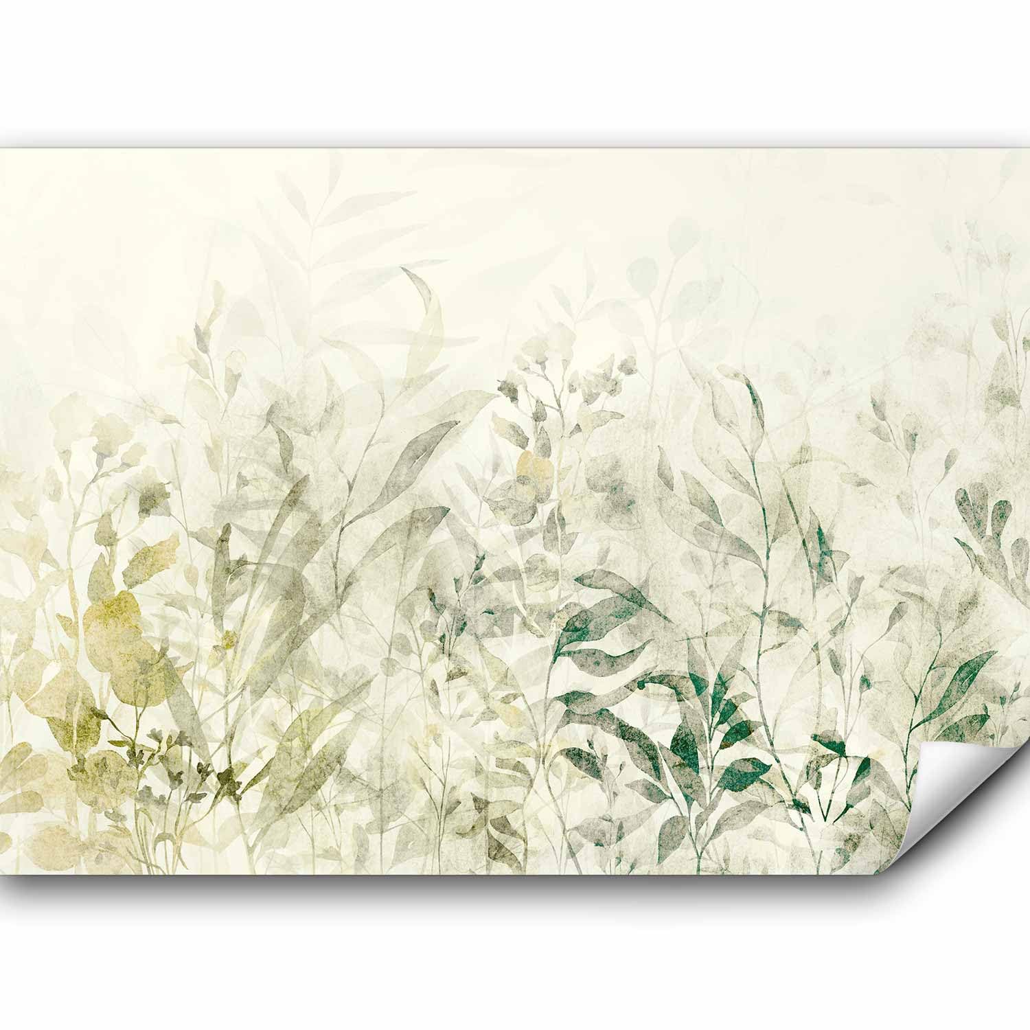 Papier peint feuilles déco murale XXL murando pour poster panoramique nature