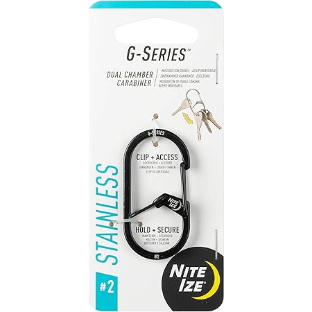 Nite Ize Lsb3-01-r6 S-biner Slidelock Mosquetón De Doble | Meses sin