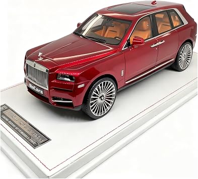 Model Toy Car 118 for Rolls-Royce Cullinan MANSORY Resin Collectable Model Toy Car Audiophile Red