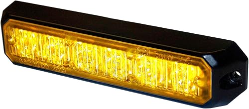 HELLA H22890001 MS6 - Mini faro LED 1224 VCC, 5 patrones intermitentes, ámbar