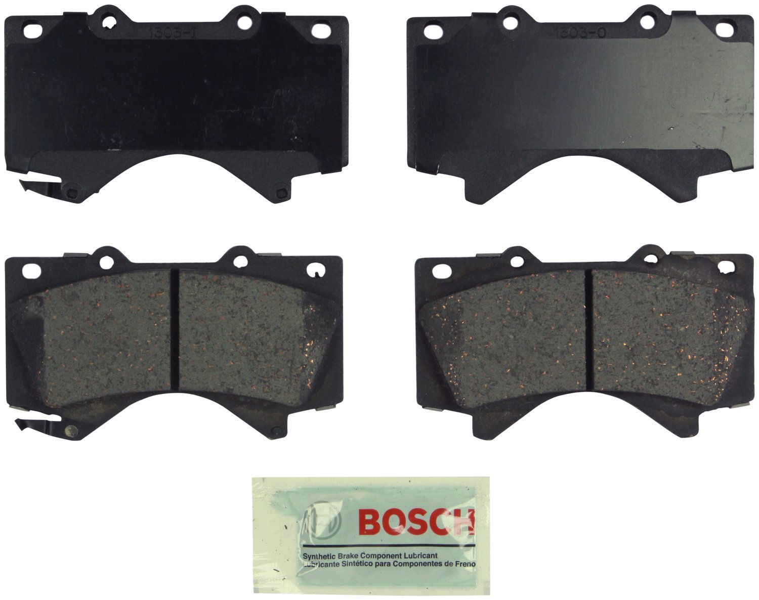 Bosch BE1324H Blue Disc Brake Pad Set with Hardware - FRONT — view 307