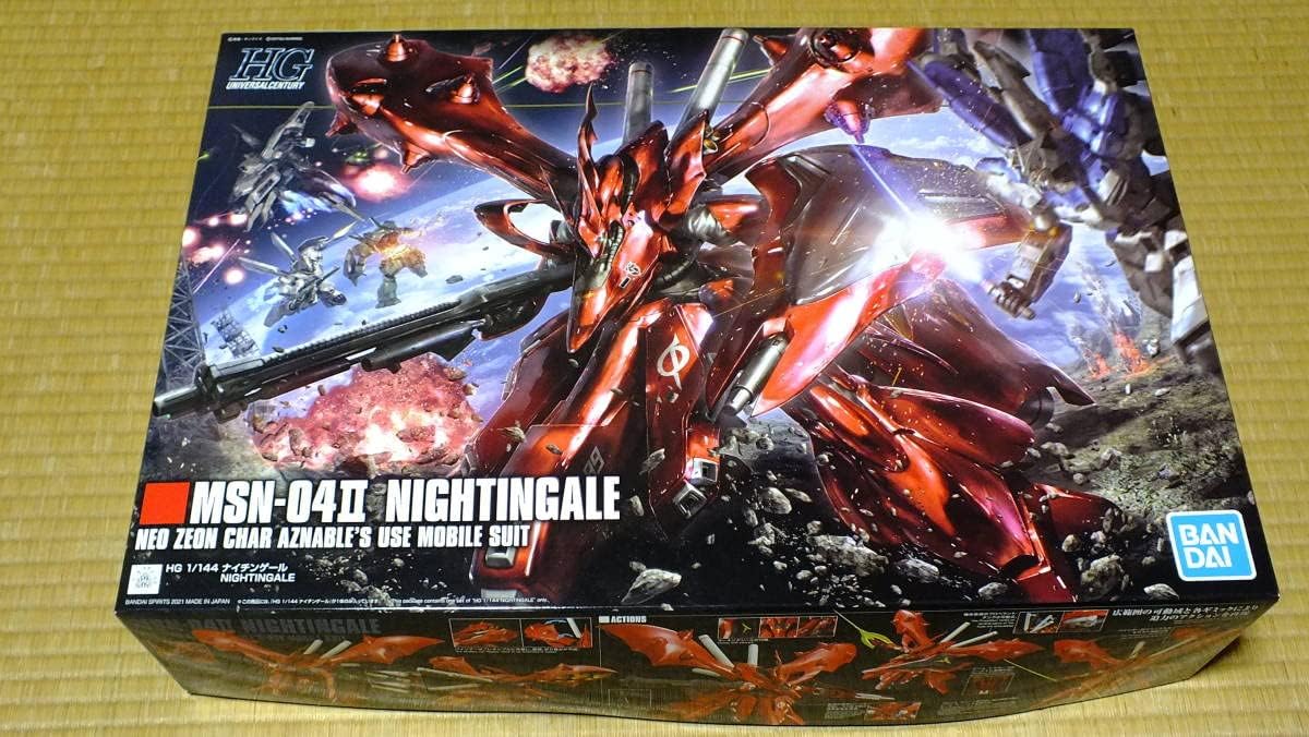 BANDAI - HGUC 1⁄144 ナイチンゲール ガンプラ MSN-04II HGUC 1⁄144
