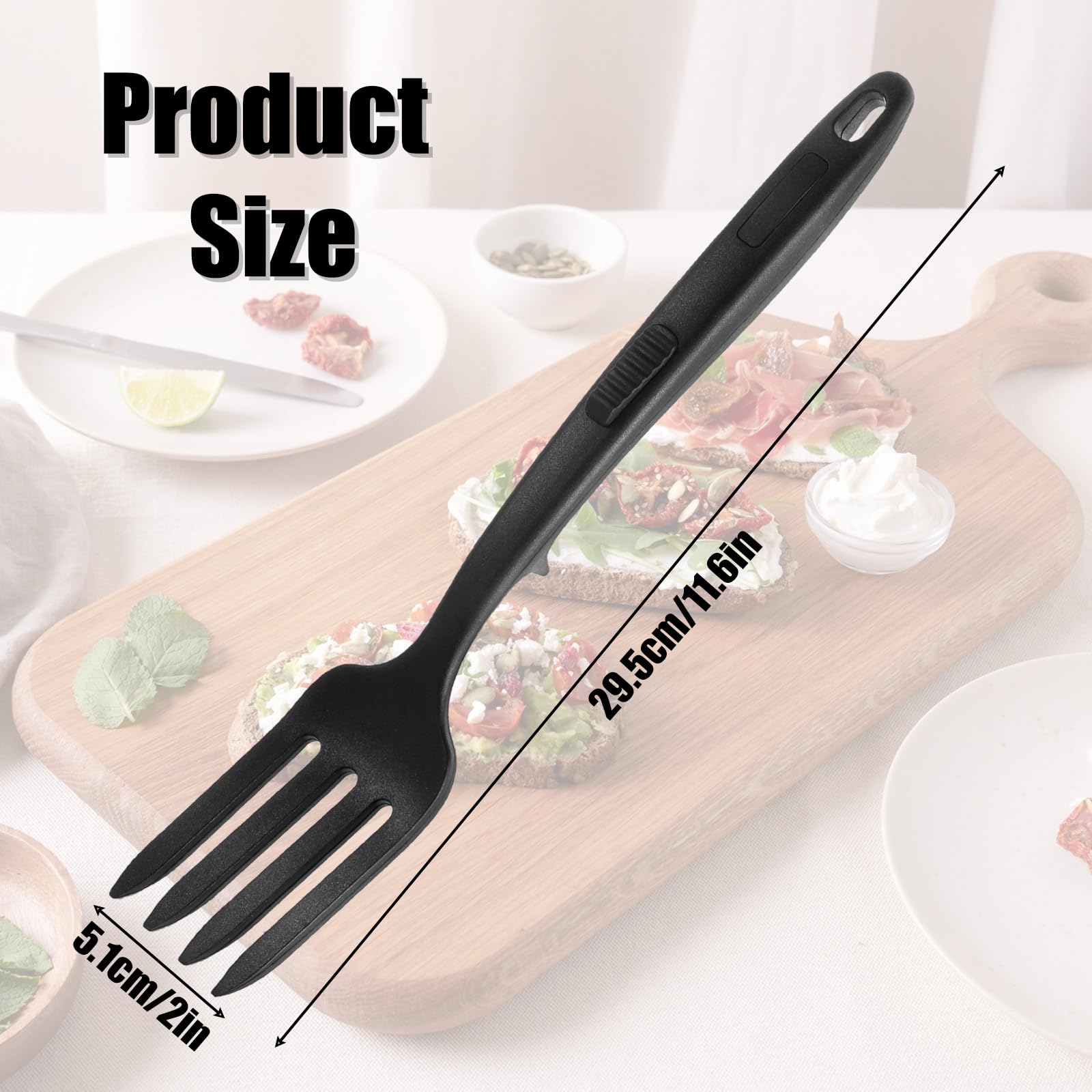 Cobee Silicone Forks - Heat Resistant & Dishwasher Safe -3