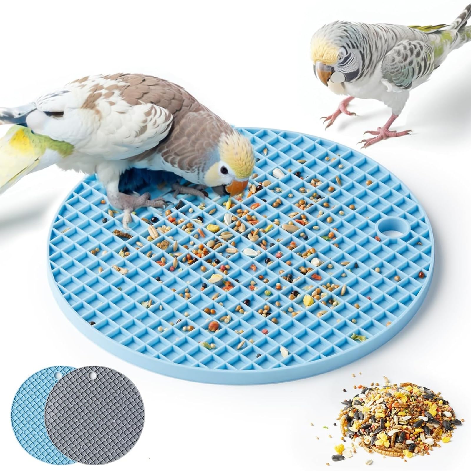 Amazon | 2Pcs フォージングトイ 鳥、鳥 餌入れ、鳥の遅い送り