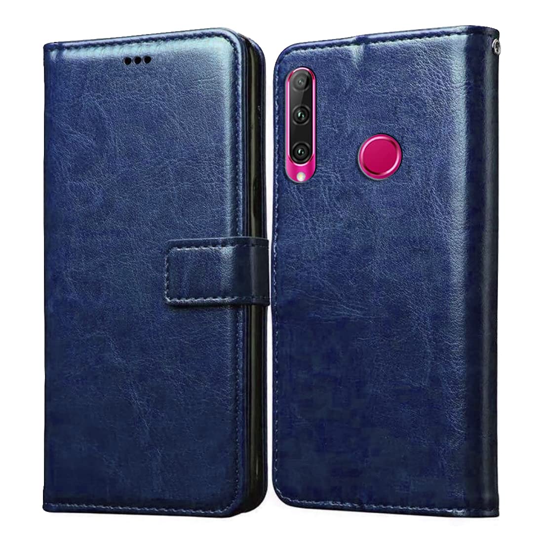 Casotec Flip Cover for Honor 20i | Premium Leather Finish | Inbuilt Pockets & Stand | Flip Case for Honor 20i (Blue) (B09VFKDBR5) Amazon Price History, Amazon Price Tracker