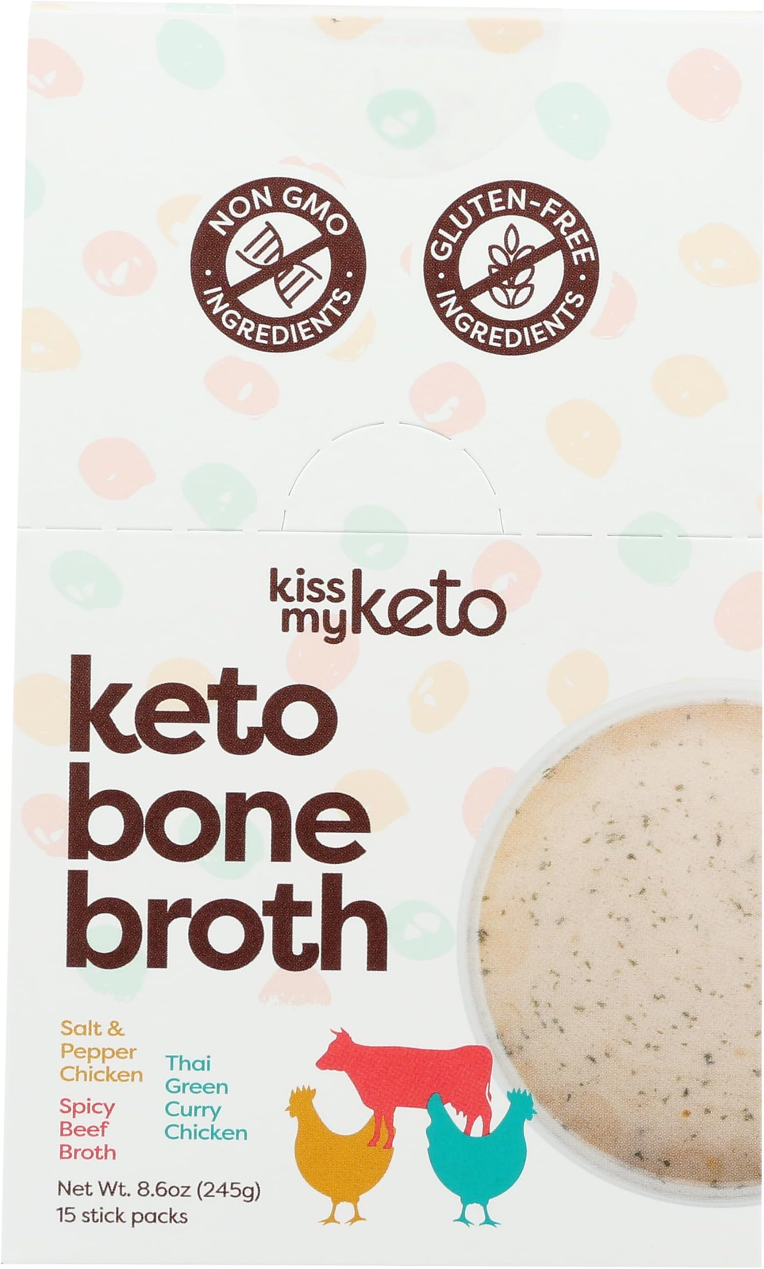 Kiss My Keto Low-Carb Bone Broth Collagen Powders