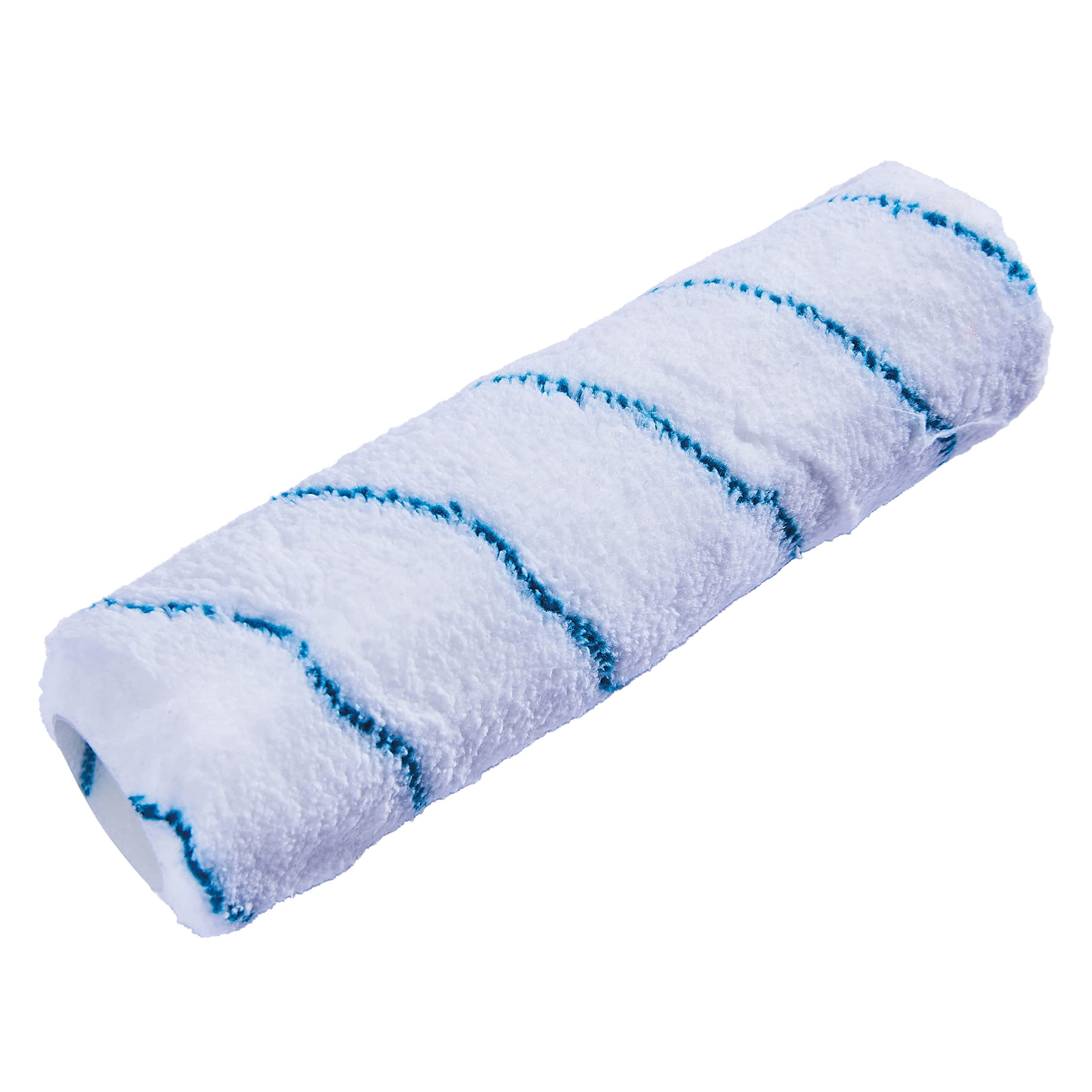 Amtech White G4435 230Mm (9") X 38Mm (1.5") Roller Sleeve, 18Mm Microfibre Pile Roller Sleeve, Long Pile Paint Roller For Rough Paint Surfaces
