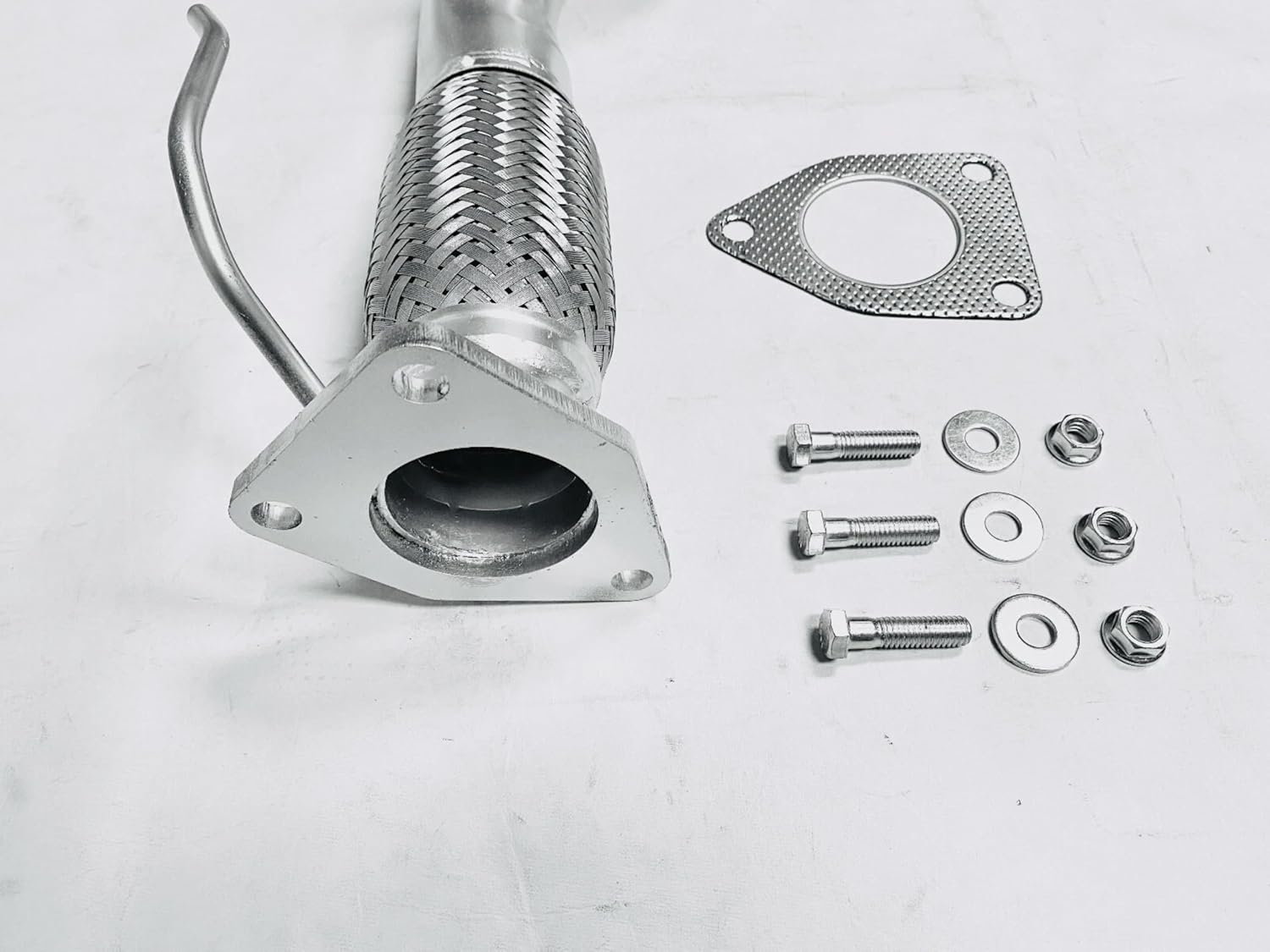 Exhaust Front Flex Pipe Direct Fit Compatible with Honda Accord 2008 2009 2010 2011 2012 2.4L, Compatible with Acura TSX 2.4L 2009 2010 2011 2012 2013 2014