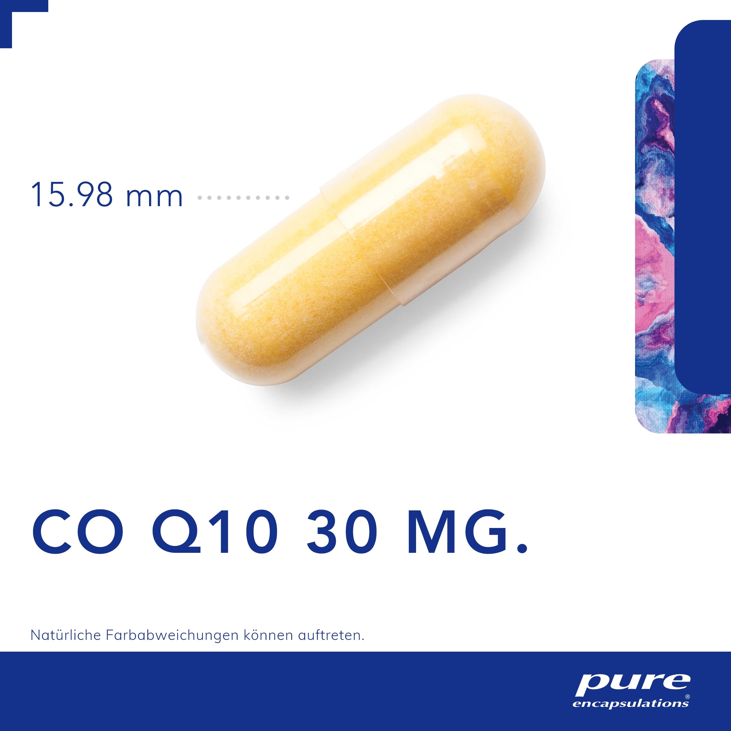 Pure Encapsulations - Coenzym Q10 30 mg - CoQ10 aus mikrobieller Fermentation - 120 Kapseln