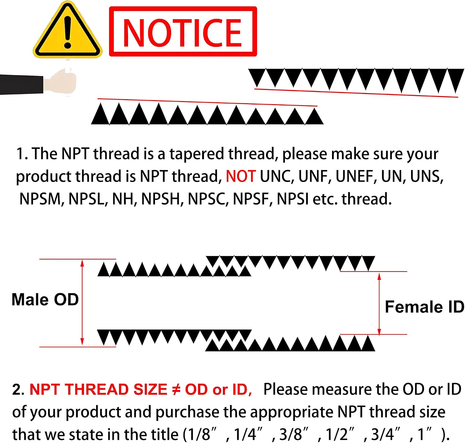 1" Male Hex Nipple Pipe Fittings, 304 Stainless Steel 1 inch NPT Threaded Pipe Adapter Fittings Equal Nipples Connectors, Male Straight Connector Pipe Fitting (1“, 2pcs)