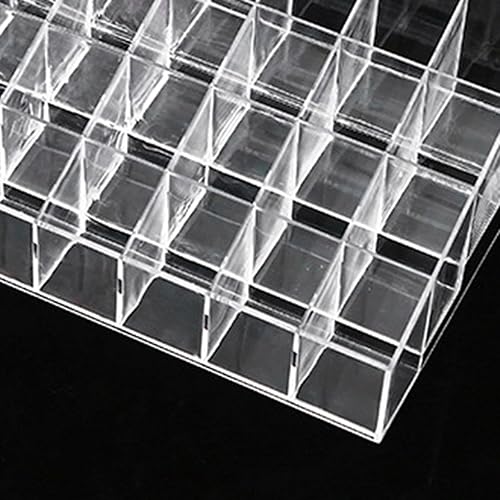 Miniatura 4 de Generic Acrylic Cosmetic Storage Box, Lipstick Holder Case, Lipgloss Organizer Clear Makeup Holder Stand for Brushes, 36 Grids