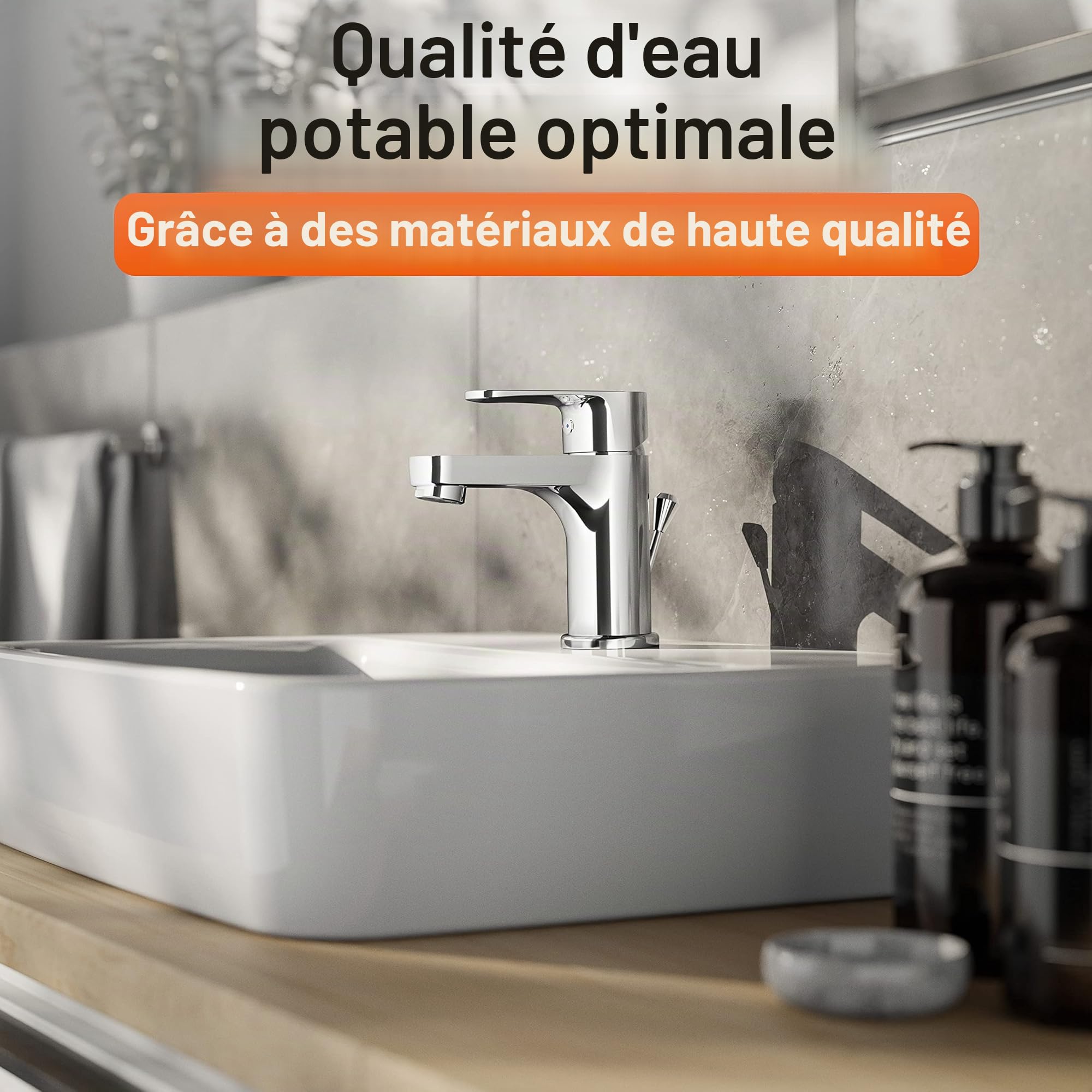 EISL NI075CALCR Claudio Mitigeur de lavabo avec bonde de vidage Pop-up Chromé