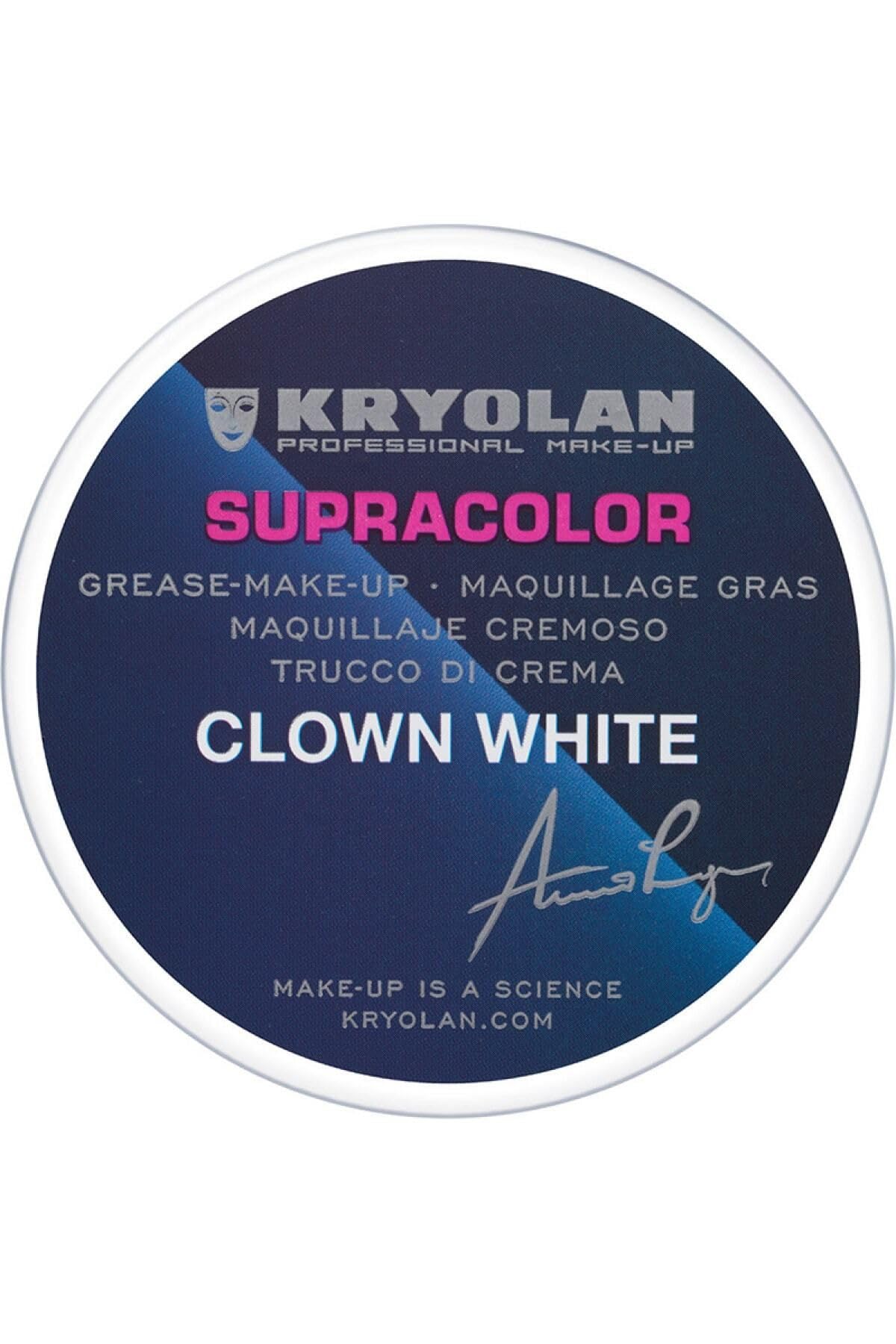 KryolanMake-up SUPRACOLOR WHITE CLOWN 55 ml