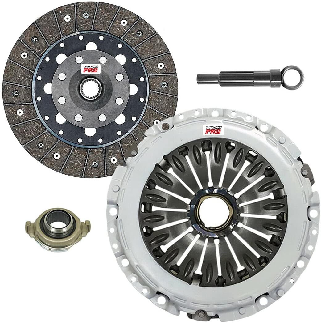 ClutchMaxPRO Performance Stage 1 Clutch Kit Compatible with 2001-2008 Hyundai Santa Fe Sonata Tiburon 2001-2006 Kia Optima Magentis 2.4L 2.7L (CP05058HDR-ST1)