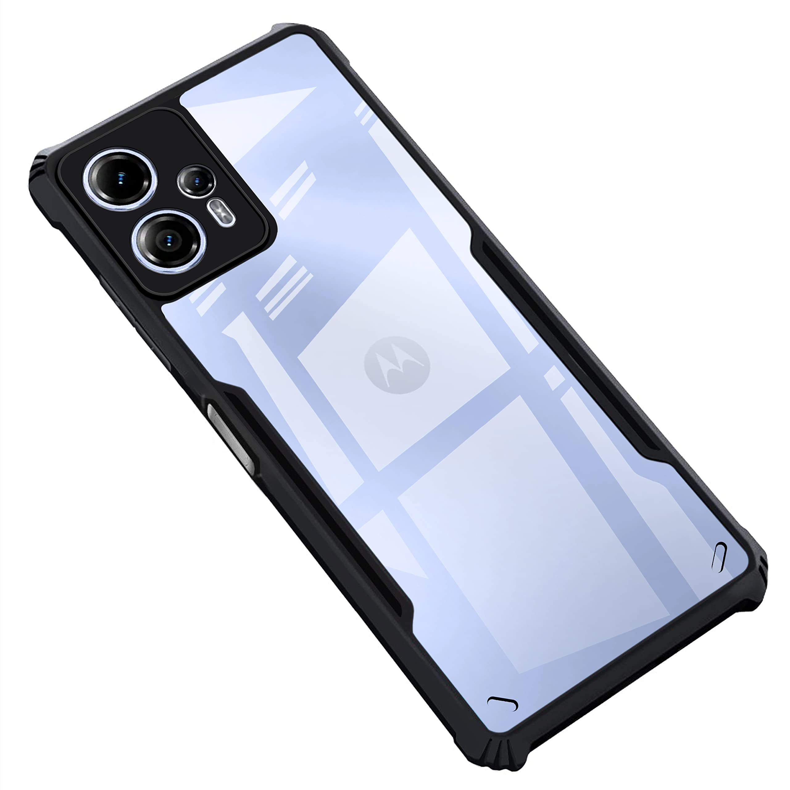 Zapcase Back Case Cover for Moto G13 | Compatible for Moto G13 Back Case Cover | 360 Degree Protection Back Cover Case | Clear Case for Moto G13 with Camera Protection | (TPU + PC | Matte Black) (B0C5CZSLGX) Amazon Price History, Amazon Price Tracker