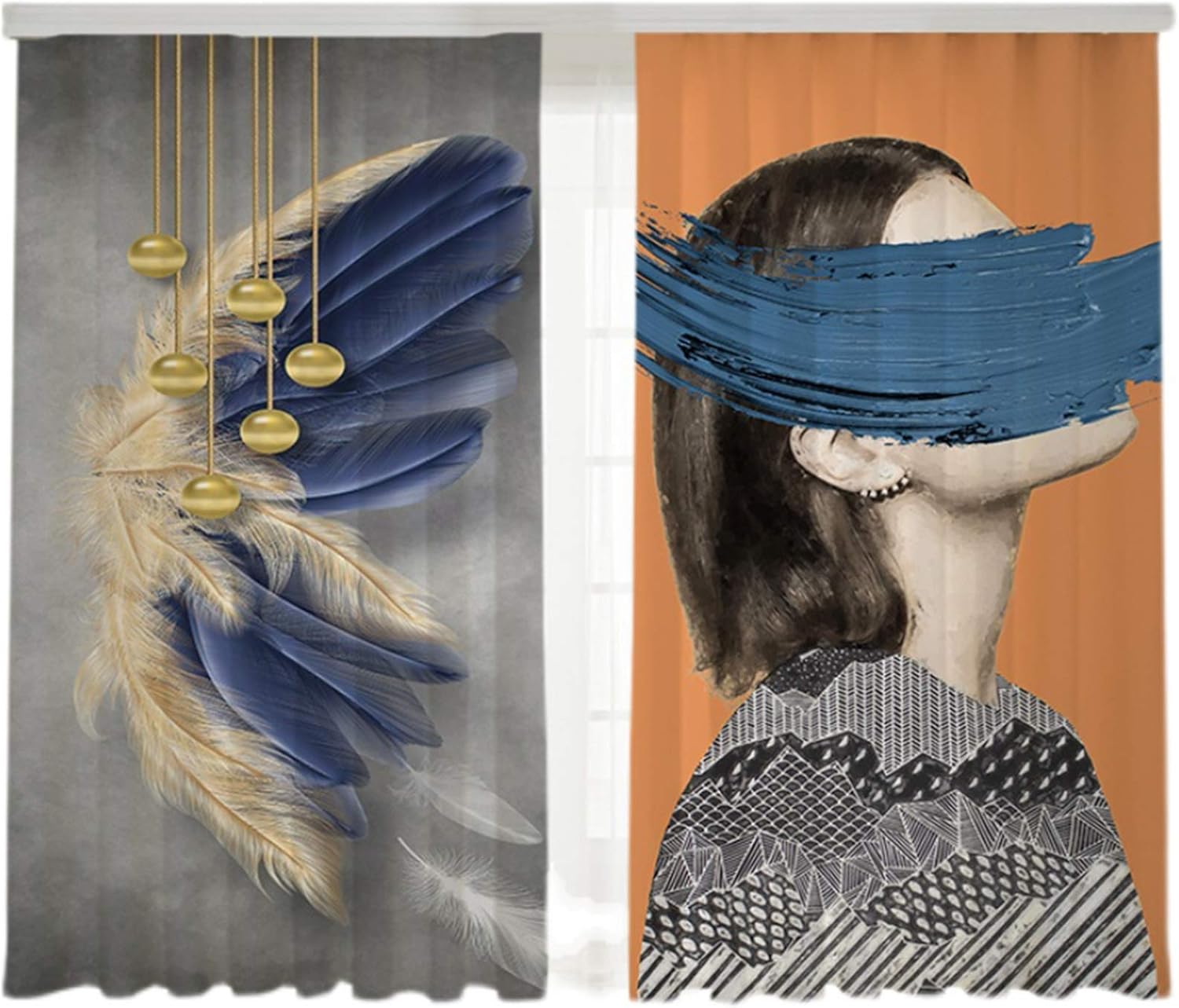 モダンミニマリストライトラグジュアリーカーテンバスカーテン丈夫な