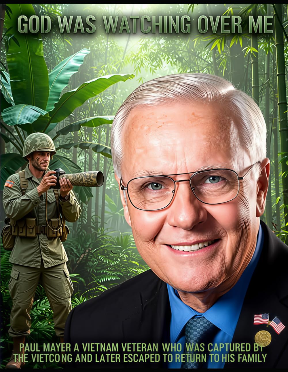 GOD WAS WATCHING OVER ME: PAUL MAYER A VIETNAM VETERAN WHO WAS CAPTURED BY THE VIET CONG AND LATER EXCAPED TO RETURN TO HIS FAMILY