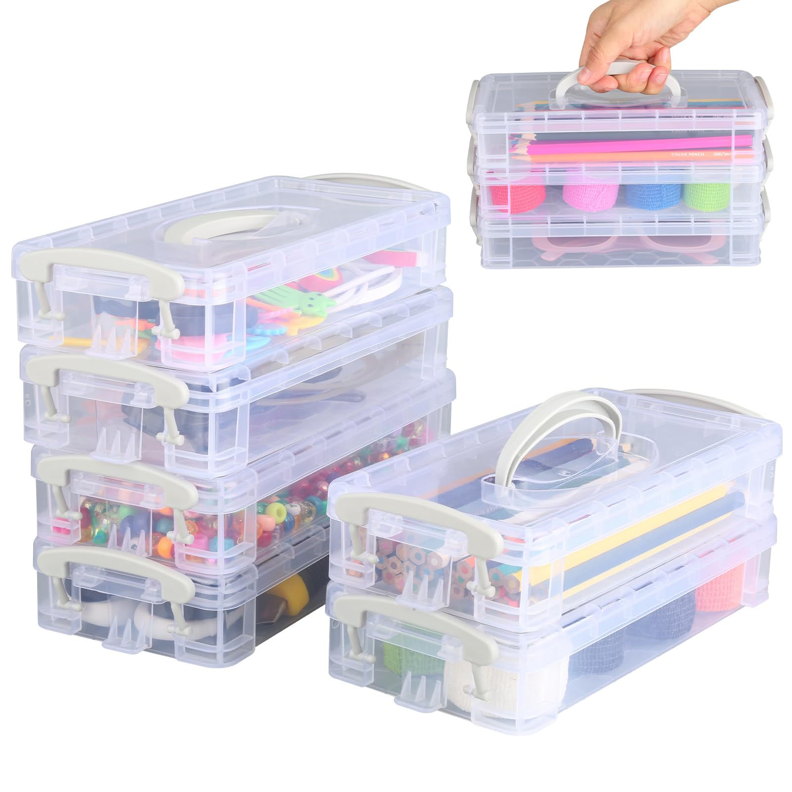 Rangement Feutres POT A CRAYON,White-New--Porte Stylo De Bureau De Grande  Capacité, Boîte Rangement Crayon, image size:1600x1600