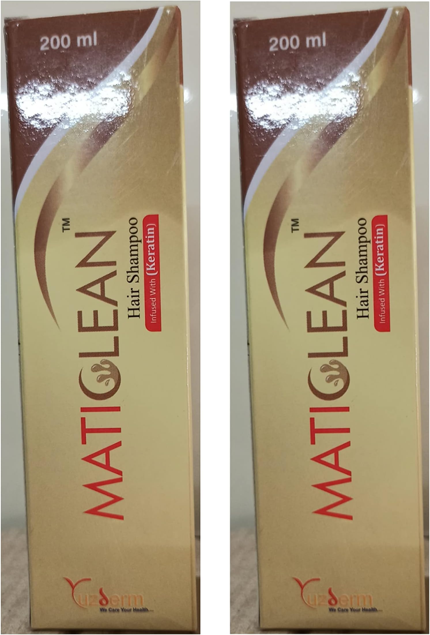 Maticlean Hair Shampoo, Infused With Keratin PACK OF 2 x 200 ML