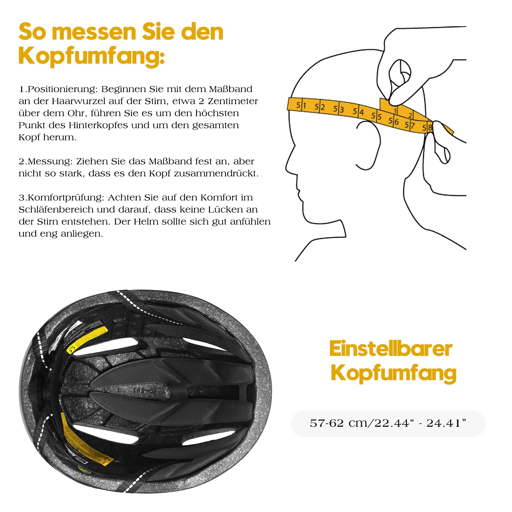 Fahrradhelm Herren Damen mit Abnehmbarem Magnetischem Visier, Ultraleichter Verstellbarer Bike Helm, Atmungsaktiver Radhelm für Erwachsene