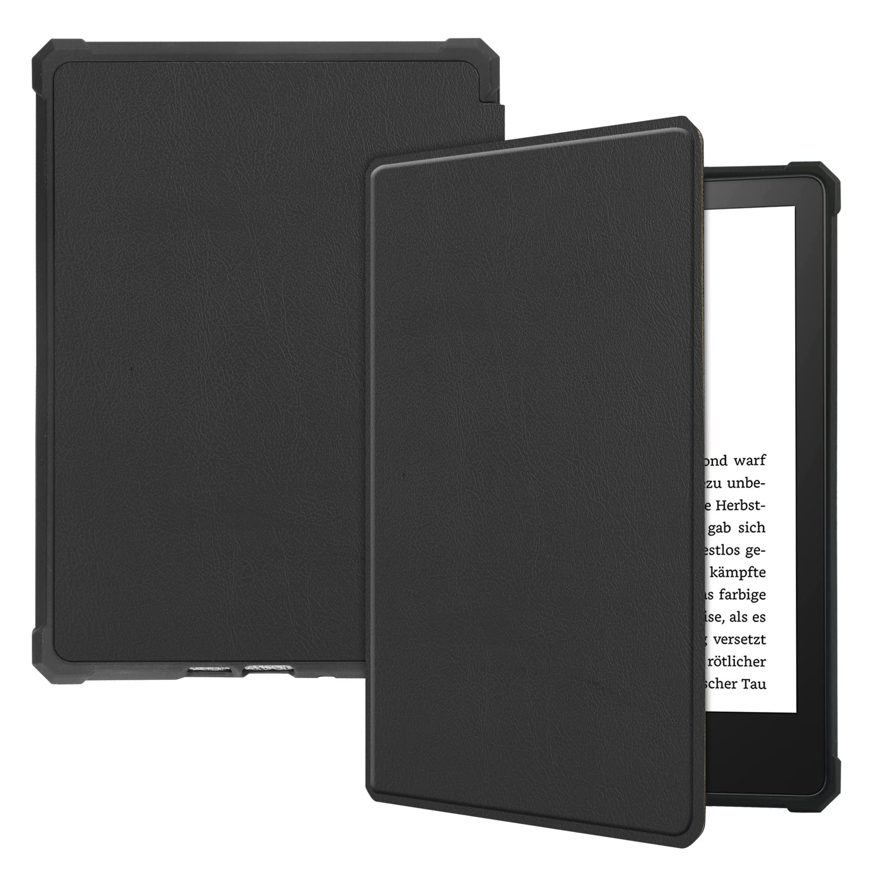 GIFYY Kindle Paperwhite Case - All New PU Leather Smart Cover with Auto Sleep Wake Feature for Kindle Paperwhite 11th Generation 6.8" and Signature Edition 2021 Released (black)