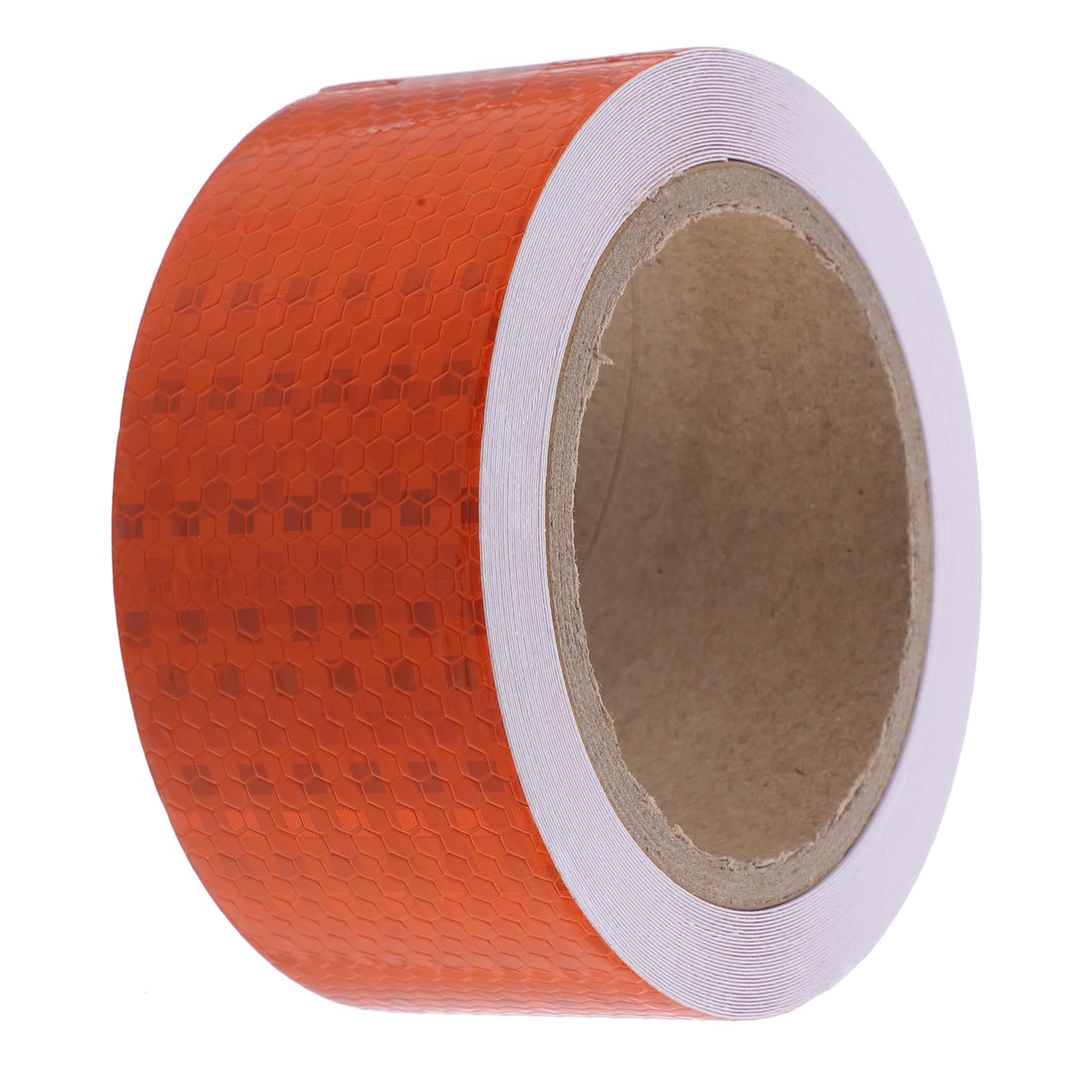 jojofuny 4 Rollos Cinta adhesiva reflectante color cinta reflectora cinta de neón cinta reflectante exterior cinta reflectante para ropa de polivinilo Orange