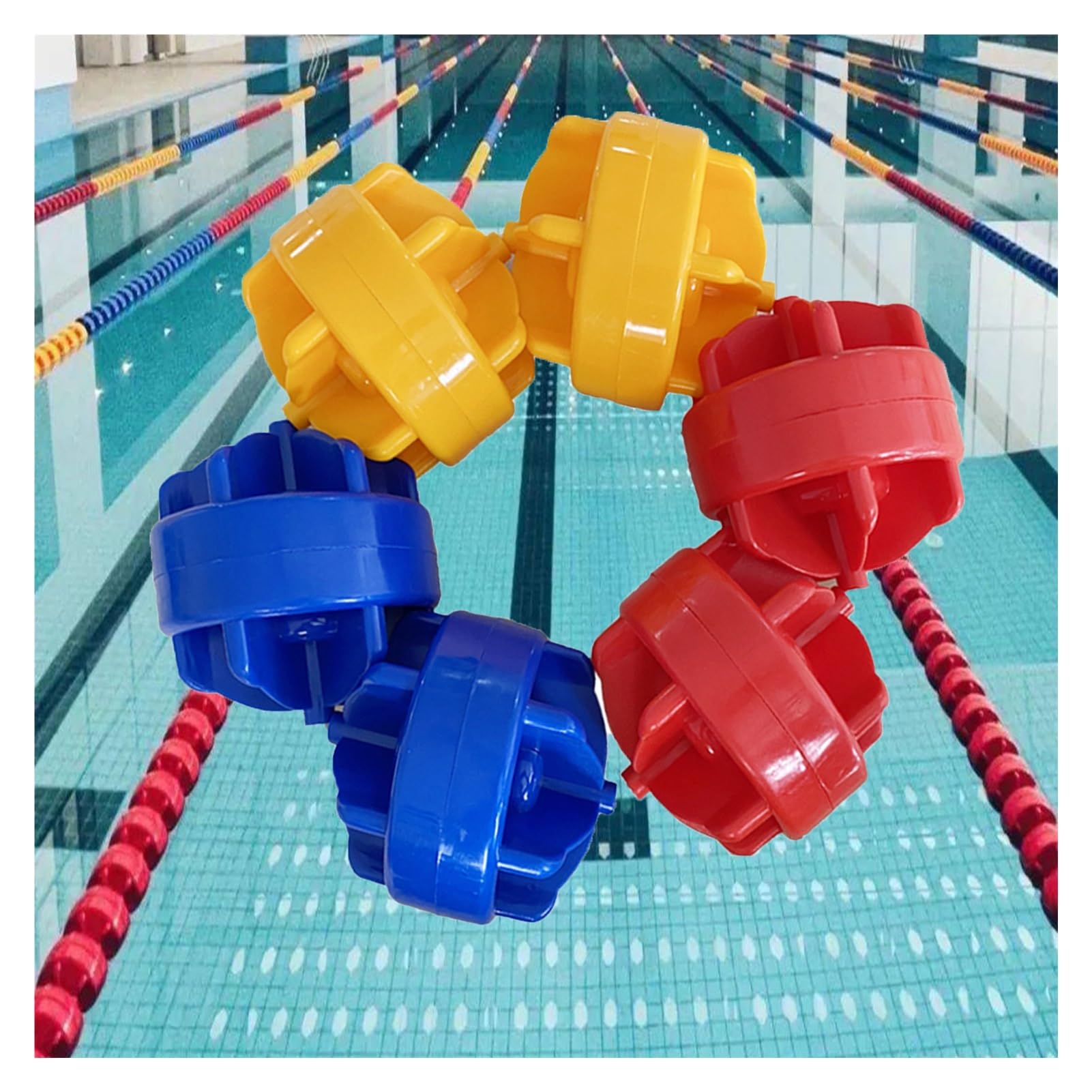 Séparateurs de couloirs de piscine et ligne flottante 6 m